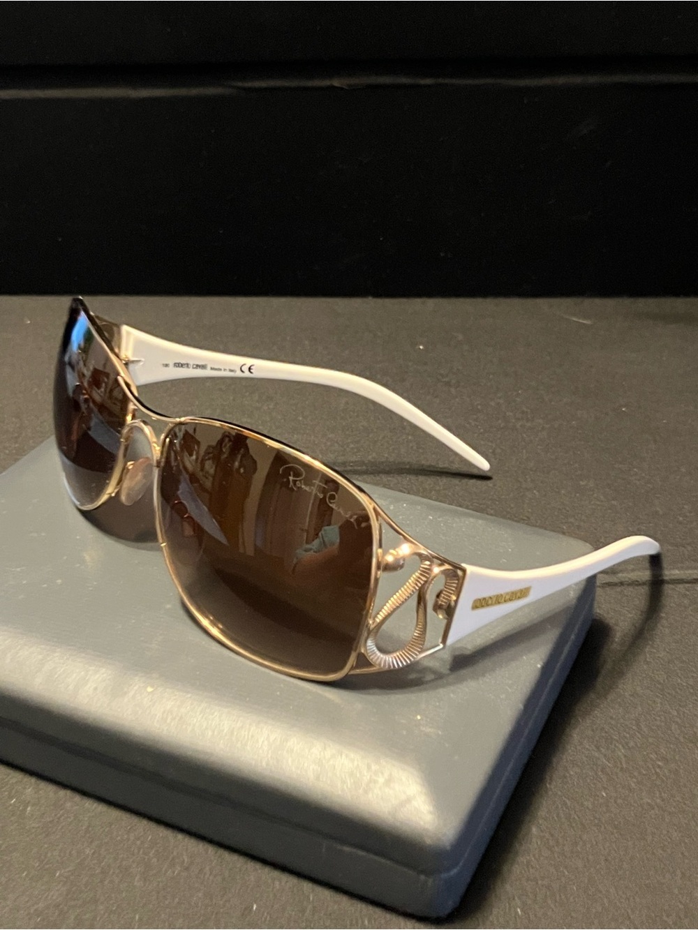 ROBERTO CAVALLI CALIPSO SUNGLASSES IN WHITE FANTASTIC CONDITION